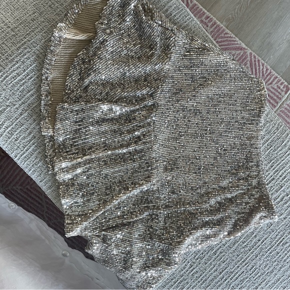 Free People Sequin Trumpet skirt - Picture 6 of 6